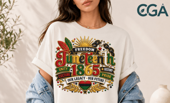 A Design Review: Juneteenth 1865 Embroidery PNG