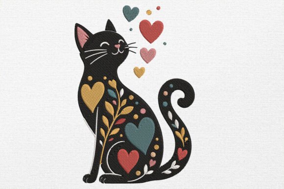 A Seasonal Designer's Review of the Cat Embroidery Design