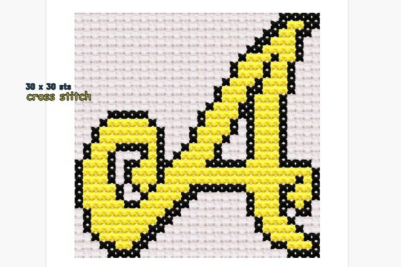 A Seasonal Designer’s Review of the Letter A Cross Stitch Pattern
