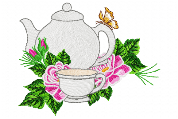 A Seller's Review of Butterfly Tea Garden Embroidery