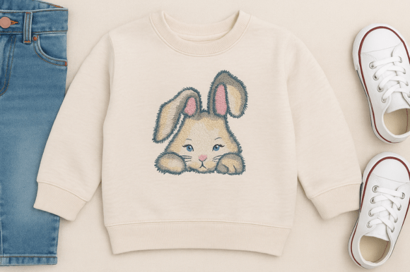 Cute Easter Bunny Design for Professional Merchandise