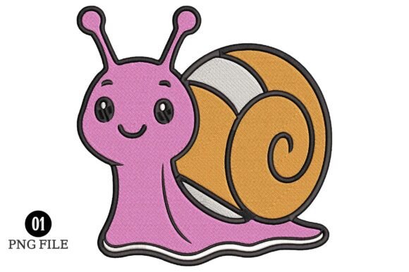 Cute Snail Embroidery Design: A Design Review for Real Projects