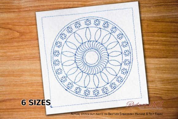 Decorative Diwali Rangoli Embroidery Design Review