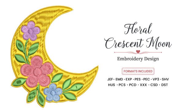 Floral Moon Embroidery Design Review for Seasonal Crafters