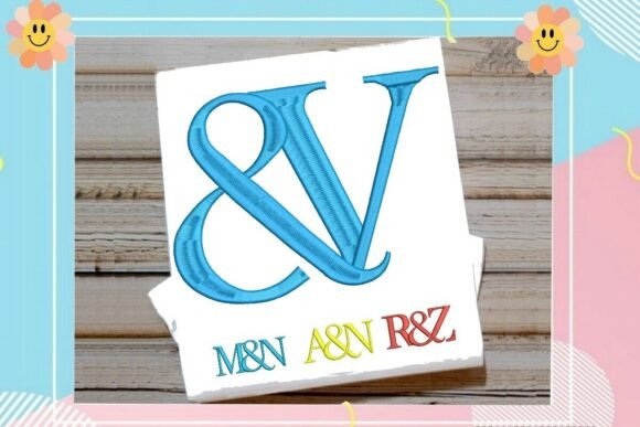 Interlocking V & Ampersand Embroidery Design Review