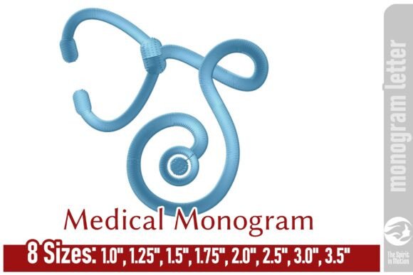 Medical Stethoscope Monogram Letter S: Designer Review