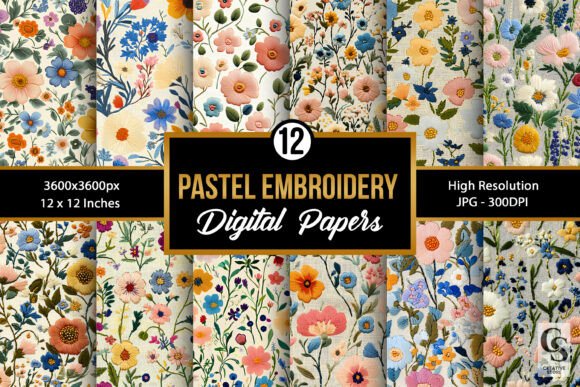 Pastel Vintage Floral Embroidery Pattern: A Seasonal Review