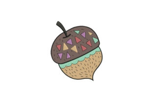 The Decorative Acorn: A Versatile Embroidery Design for Craft Fairs